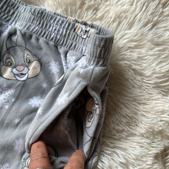 Disney Bambi Thumper Long Sleeve Top & Pants Pajama Set Lounge Size small 4-6 - Picture 6 of 9